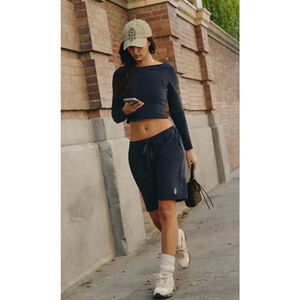 FP Movement by Free People Hot Shot Easy Set NWOT Large Navy